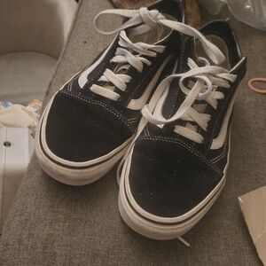 Vans Black and White Old Skool Sneakers